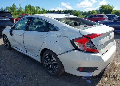 2018 Honda Civic Ex-T from USA, damaged, VIN JHMFC1F4XJX013623